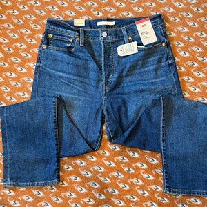 Wedge Straight Levi High Rise 32